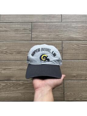 Y2K Grey New Era Super Bowl LIII Cap